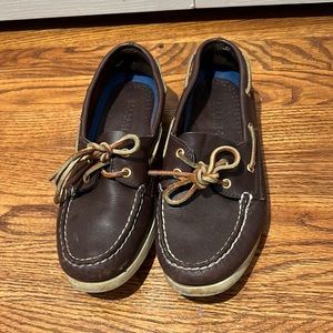 Womens Sperry top-sider size 7.5 dark brown